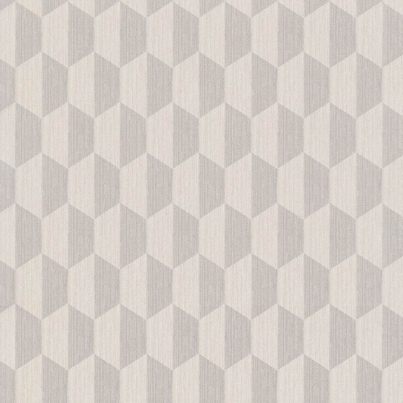 media image for Woven Hexagons Grey and Cream Wallpaper by Walls Republic 262
