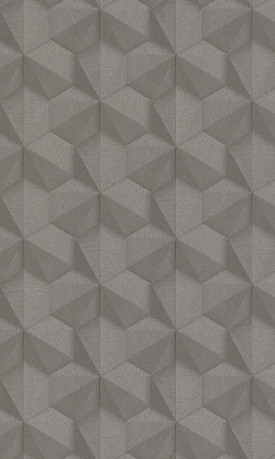 product image of Tri-Hexagonal Taupe Wallpaper by Walls Republic 538