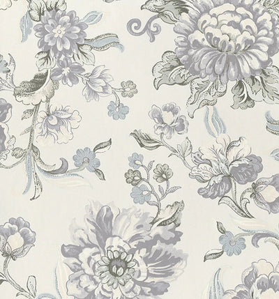 product image of Bold Vintage Blooming Floral Grey Wallpaper by Walls Republic 529