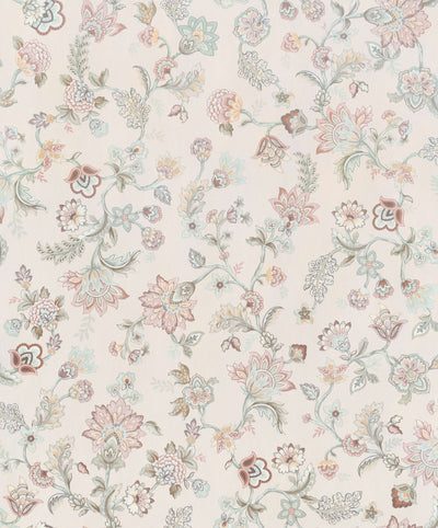 product image of Vintage Paisley Blossoms Cream Wallpaper by Walls Republic 518