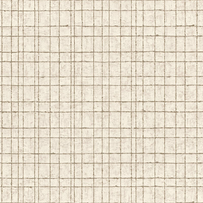 product image of Weathered Grid Beige Wallpaper by Walls Republic 584