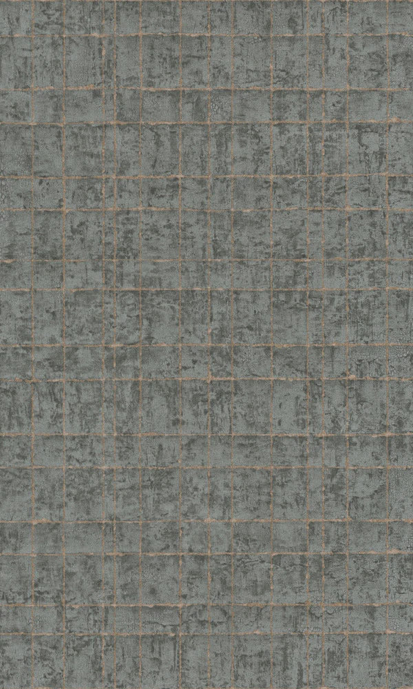 media image for Weathered Grid Dark Grey Wallpaper by Walls Republic 299
