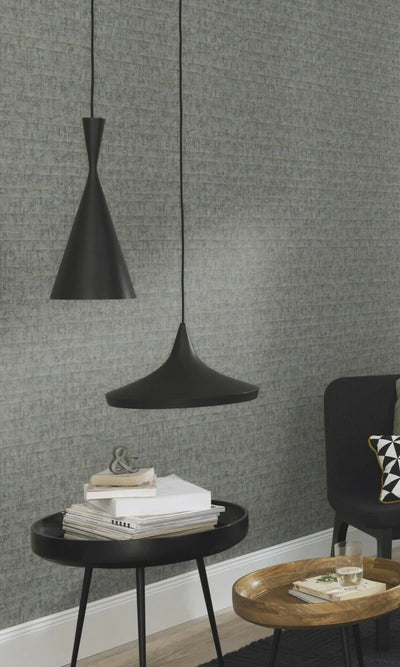 product image for Weathered Grid Dark Grey Wallpaper by Walls Republic 88