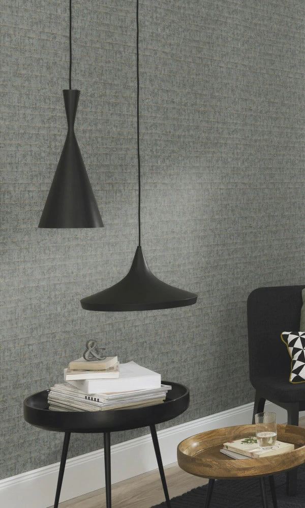 media image for Weathered Grid Dark Grey Wallpaper by Walls Republic 239