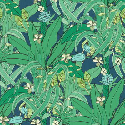 product image for Tropical Pop Green Wallpaper by Walls Republic 76
