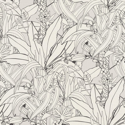 product image of Tropical Pop White Wallpaper by Walls Republic 575