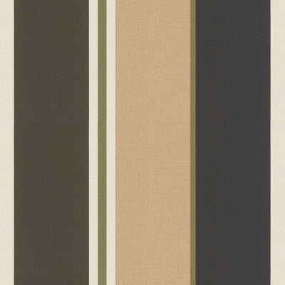 product image of Bold Varied Stripe Black and Gold Wallpaper by Walls Republic 599