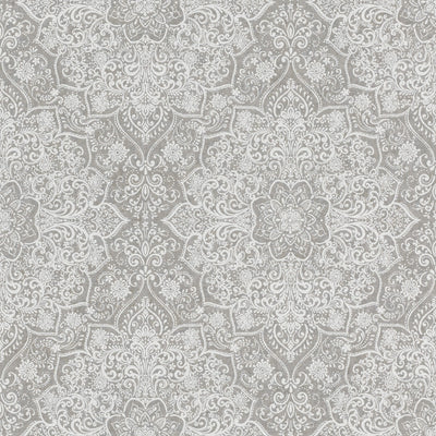 product image for Large Whimsical Ornamental Grey Wallpaper by Walls Republic 58