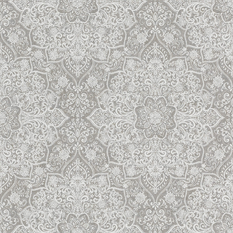 media image for Large Whimsical Ornamental Grey Wallpaper by Walls Republic 229