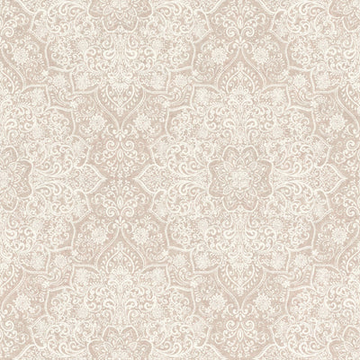 product image of Large Whimsical Ornamental Blush Pink Wallpaper by Walls Republic 50