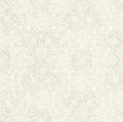 product image of sample large whimsical ornamental white wallpaper by walls republic 1 580