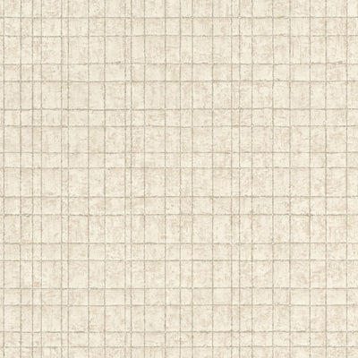 product image of sample weathered grid cream wallpaper by walls republic 1 514