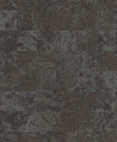 product image of sample metallic weathered grid grey and brown wallpaper by walls republic 1 529
