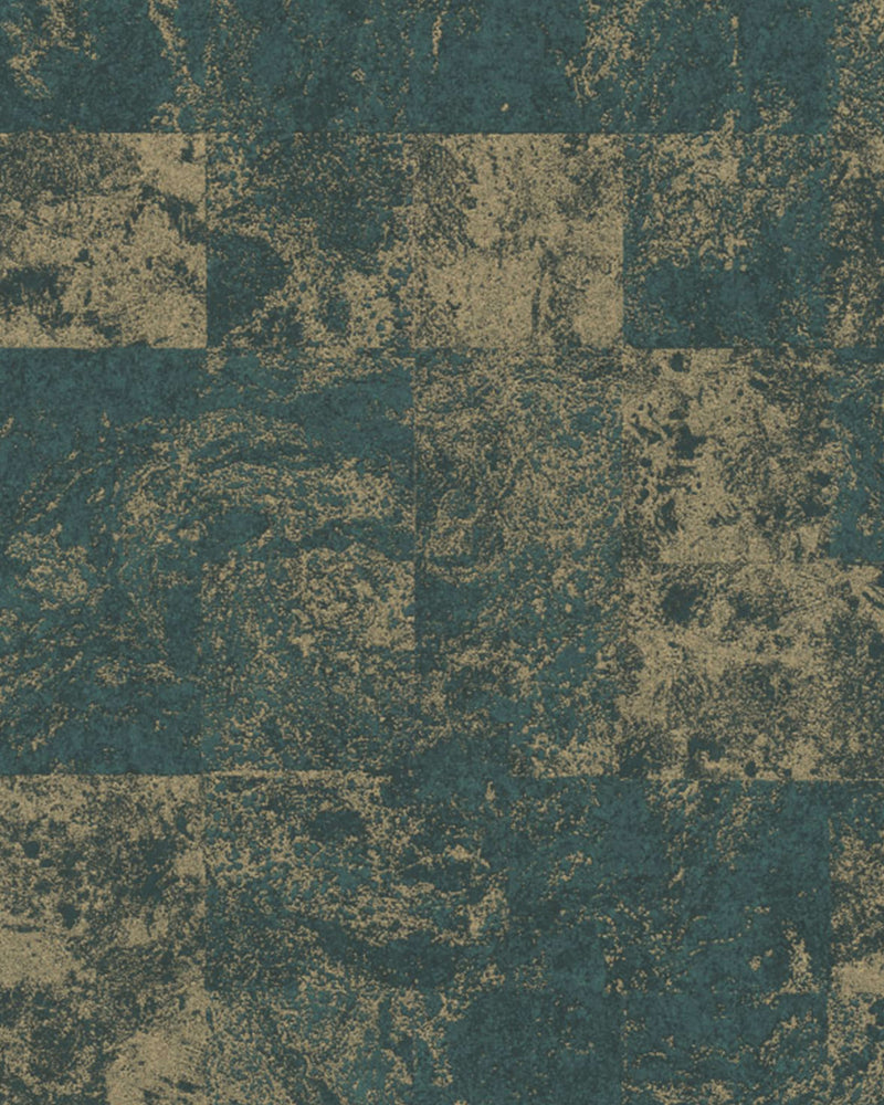 media image for Metallic Weathered Grid Green Wallpaper by Walls Republic 291