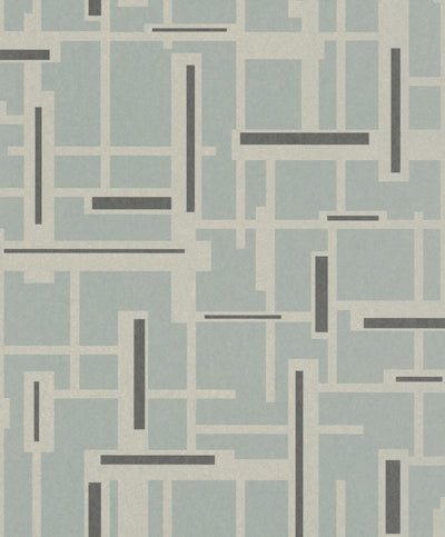 product image of Geometric Intersect Sage Green Wallpaper by Walls Republic 52
