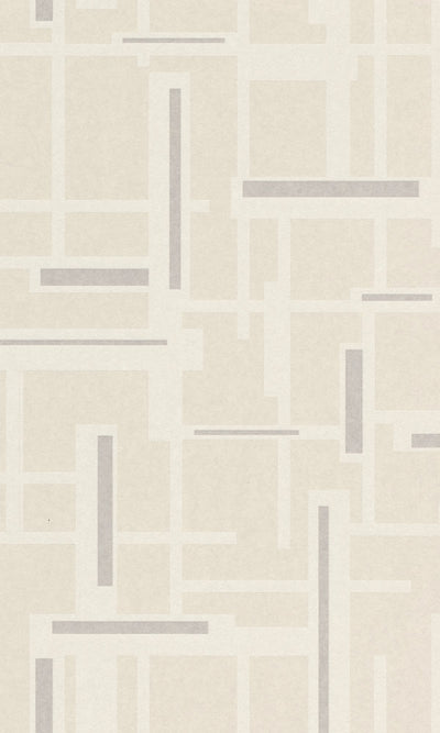 product image of Geometric Intersect Beige Wallpaper by Walls Republic 552
