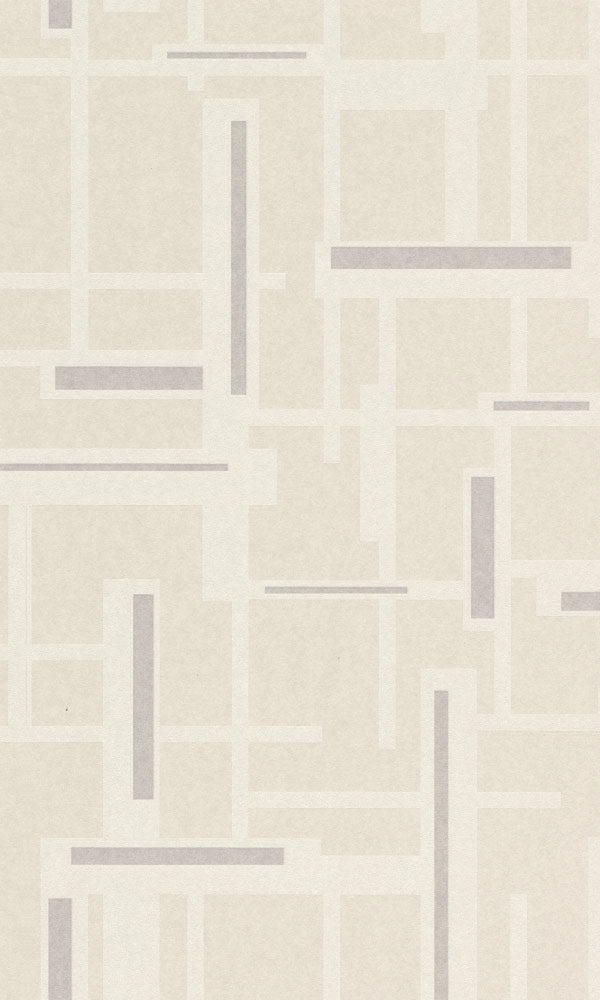 media image for Geometric Intersect Beige Wallpaper by Walls Republic 286