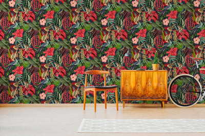 product image for Dreamy Jungle Tropical Pink Wallpaper by Walls Republic 90