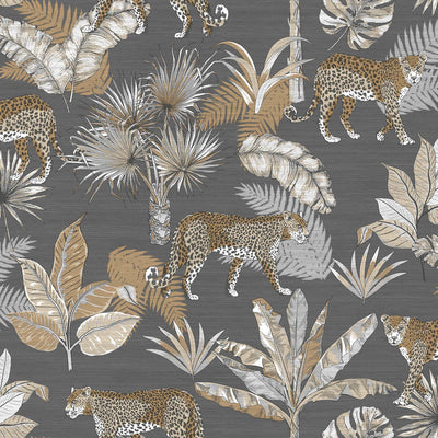 product image of sample jungle prowess animal print dark grey wallpaper by walls republic 1 538