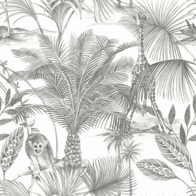 product image of sample sketched jungle tropical grey wallpaper by walls republic 1 512
