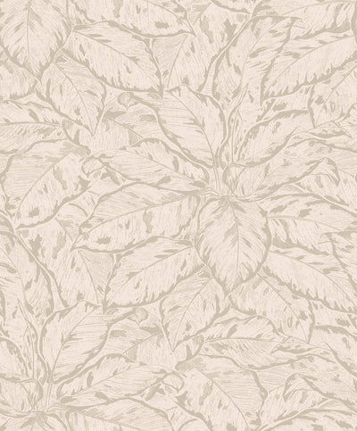 product image of sample blooming foliage tropical champagne silver wallpaper by walls republic 1 532