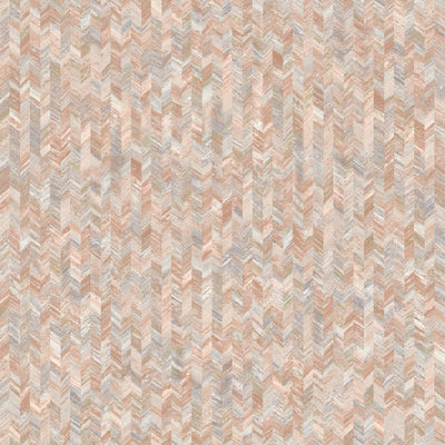 product image for Vivid Herringbone Orange Geometric Wallpaper by Walls Republic 51