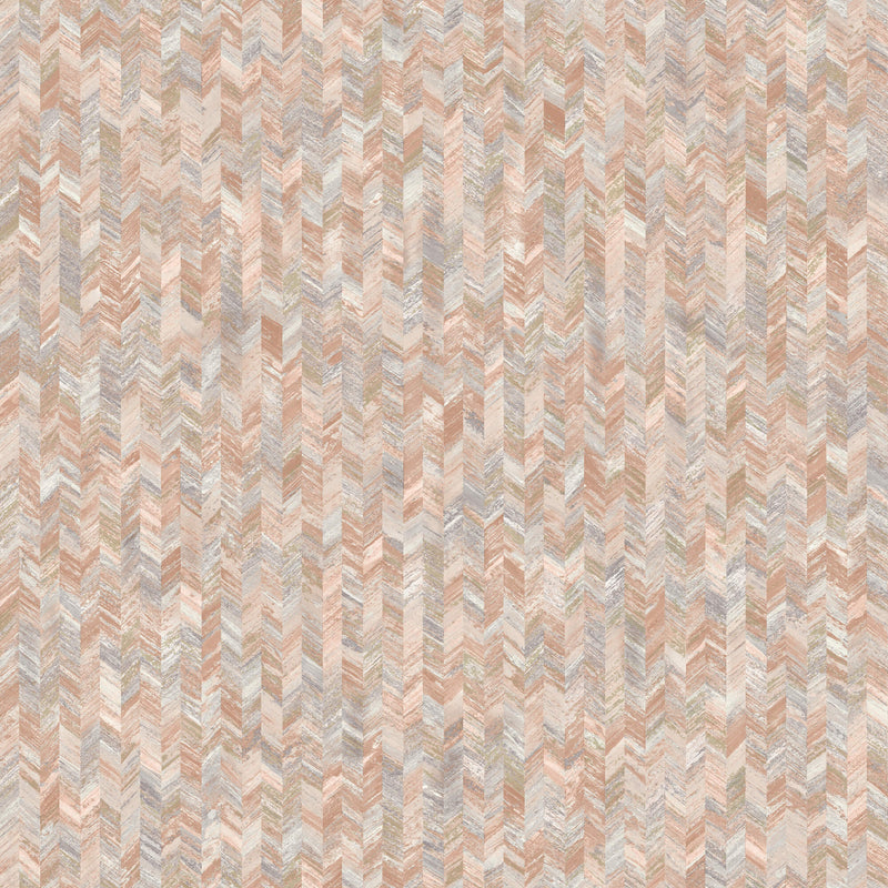 media image for Vivid Herringbone Orange Geometric Wallpaper by Walls Republic 20