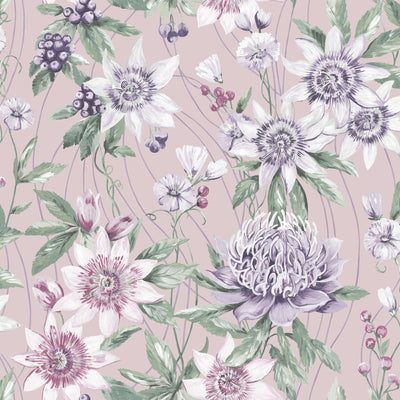 product image of Summer Floral Tropical Pink Wallpaper by Walls Republic 58