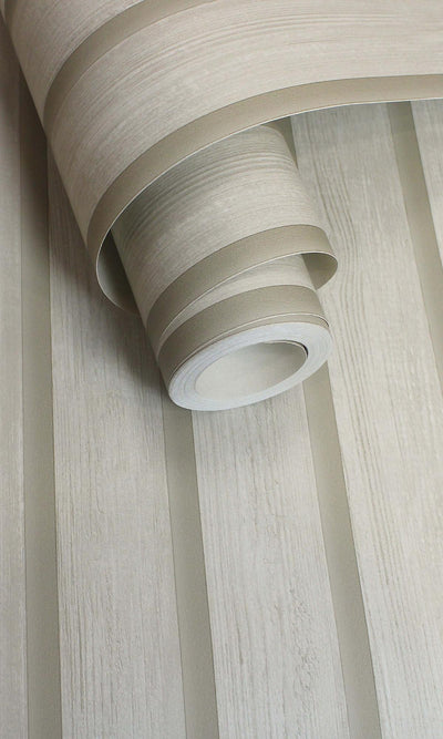 product image for Natural Geometric Stripes Faux Wood Wallpaper by Walls Republic 98