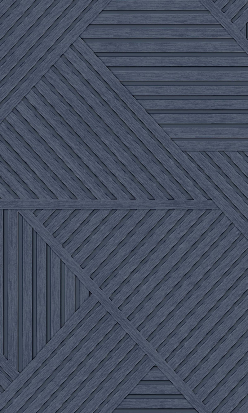 media image for sample navy wood panel design geometric stripes wallpaper by walls republic 1 241