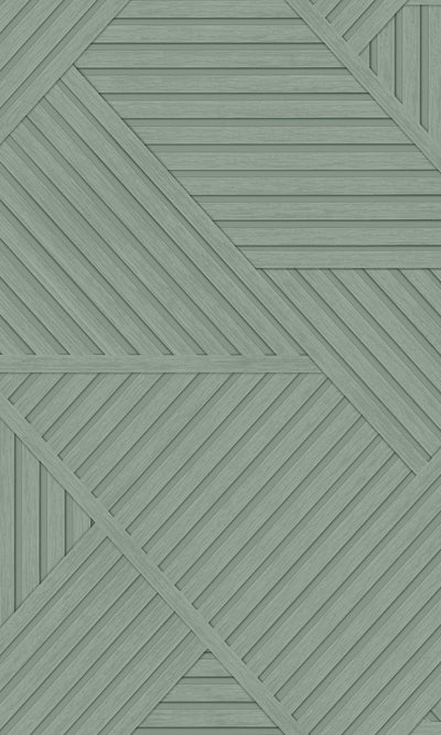 product image for Sage Wood Panel Design Geometric Stripes Wallpaper by Walls Republic 12