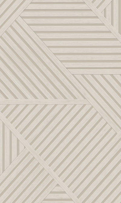 product image of Cream Wood Panel Design Geometric Stripes Wallpaper by Walls Republic 570