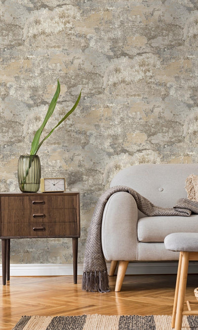 product image for Natural Distressed Faux Concrete Effect Wallpaper by Walls Republic 89