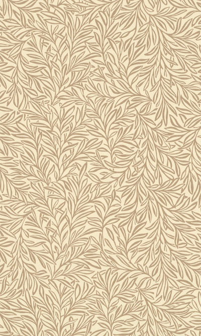 product image for Tiny Beige & Gold Tropical Leaves Metallic Wallpaper by Walls Republic 89