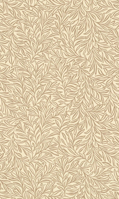 product image of Minimalist Gold Leaves Tropical Metallic Wallpaper by Walls Republic 578