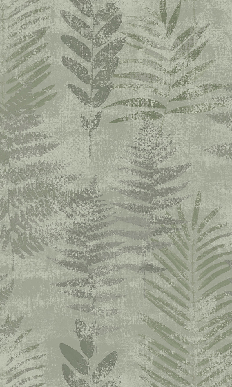 media image for Fern Leaves Tropical Wallpaper in Forest 272