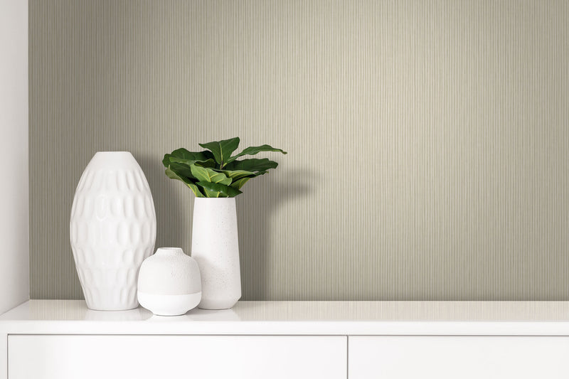 media image for Simple Geometric Stripes Wallpaper in Light Fawn 259