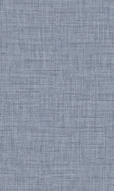 product image of Plain Denim Like Textured Wallpaper in Blue 530