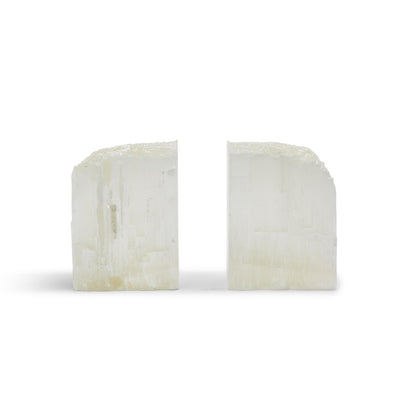 product image for glaciers selenite crystal bookend set of 2 2 52