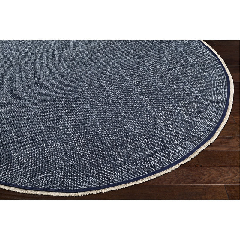 media image for Rajasthan RAJ-2300 Hand Knotted Rug in Navy & White by Surya 277