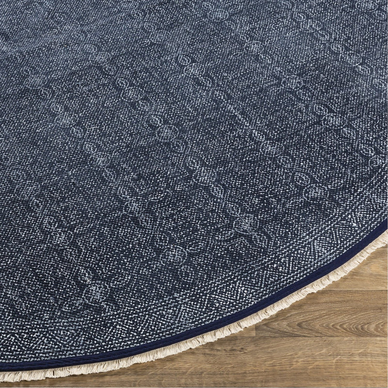 media image for Rajasthan RAJ-2300 Hand Knotted Rug in Navy & White by Surya 263