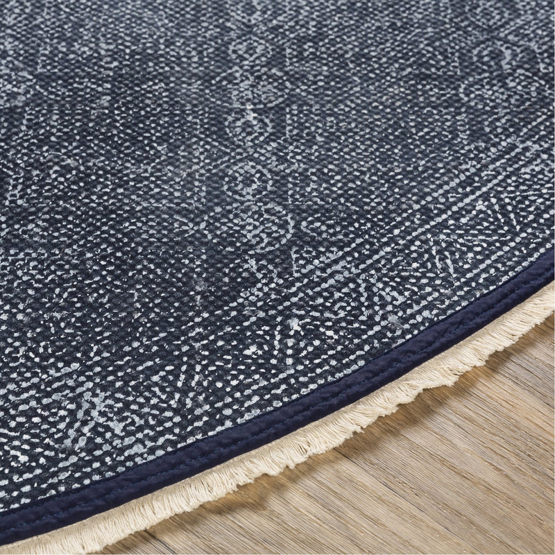 media image for Rajasthan RAJ-2300 Hand Knotted Rug in Navy & White by Surya 268