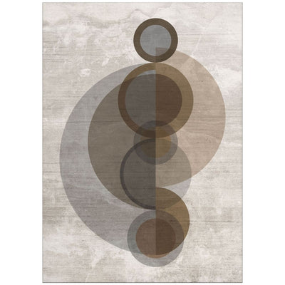 product image for Brown Amazonas Concrete Area Rug 67