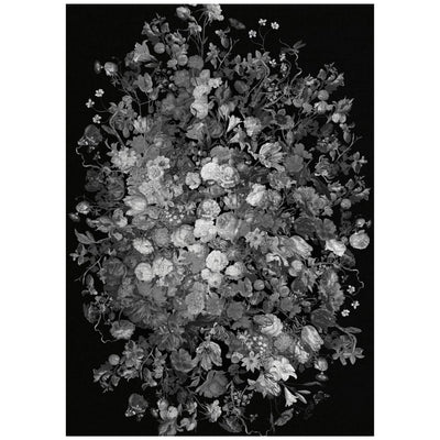 product image of Dutch Uncle Contemporary Silver Floral Area Rug 516