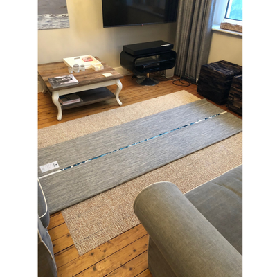 product image for Beige Sea Waves Modern Living Room Area Rug 11