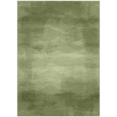 product image of Green Sea Waves Modern Living Room Area Rug 572