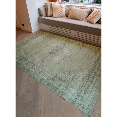 product image for Green Floral Garden Traditional Area Rug 93