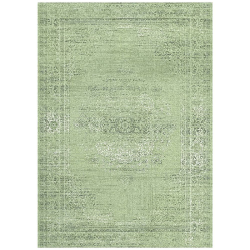 media image for Green Floral Garden Traditional Area Rug 288