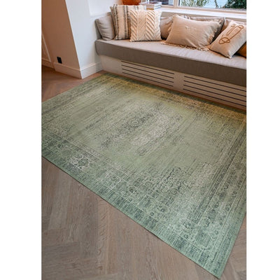 product image for Green Floral Garden Traditional Area Rug 37