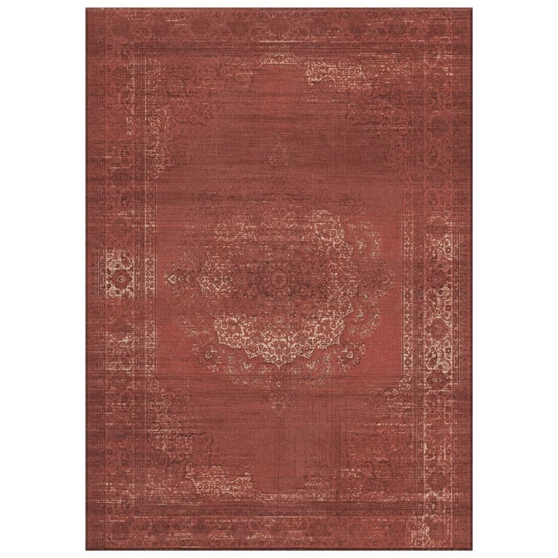 media image for Red Blue Floral Garden Traditional Area Rug 238